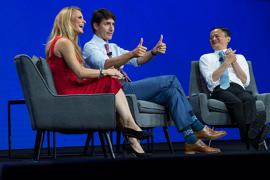 Jack Ma, Trudeau speak at Alibaba's Gateway'17 Canada event in Toronto