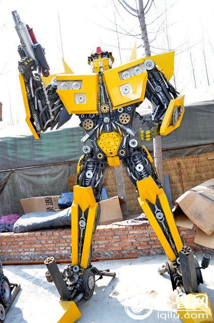 Junk transformed into transformers