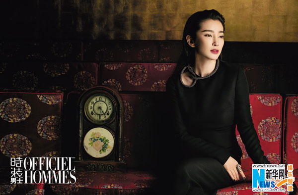 Li Bingbing covers L'OFFICIEL HOMMES