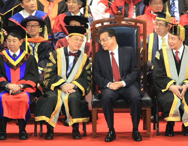 Vice-premier attends HKU centennial celebrations