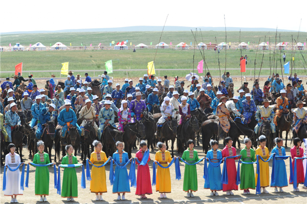 Naadam Festival trots into town for wild games