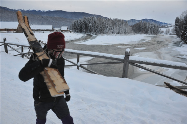 Traditional skiing lives on as fur flies