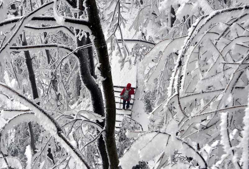 China's white winter