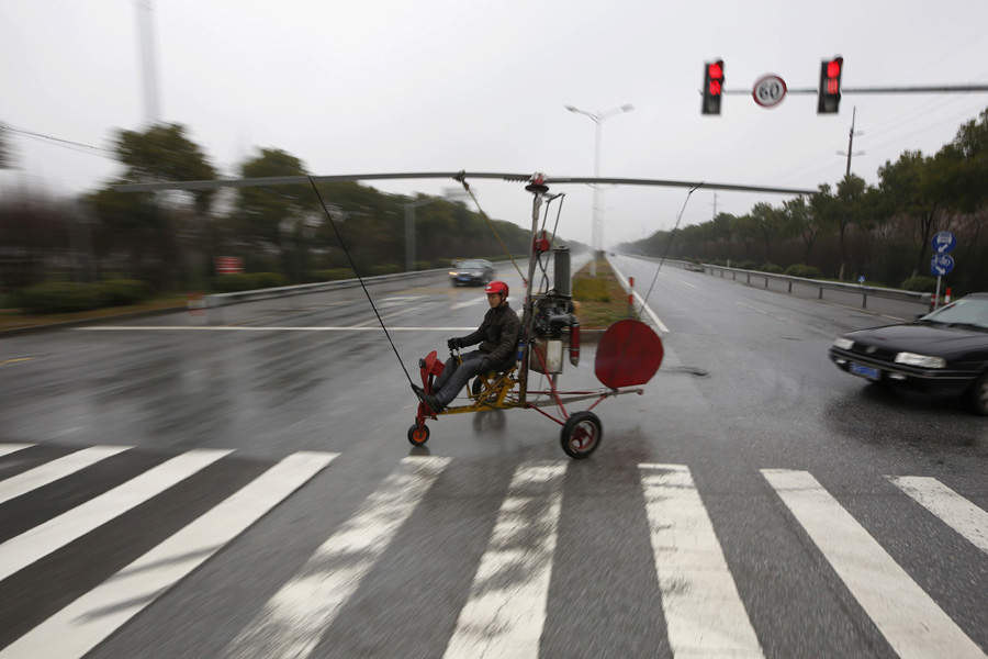 Man dream of flying his own plane