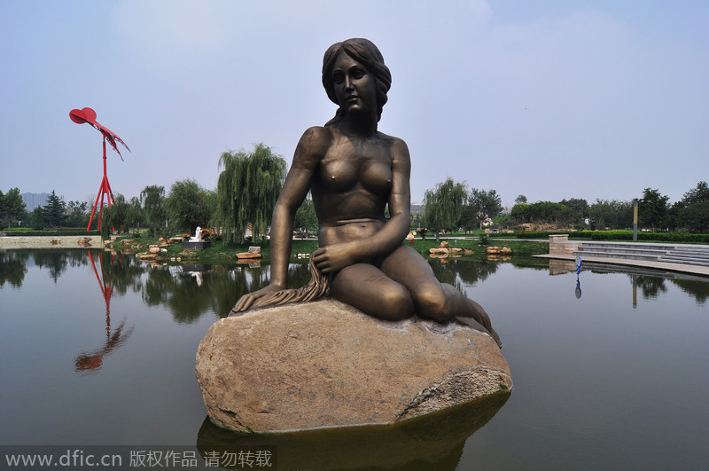 Shandong shelters replicas of famed sculptures