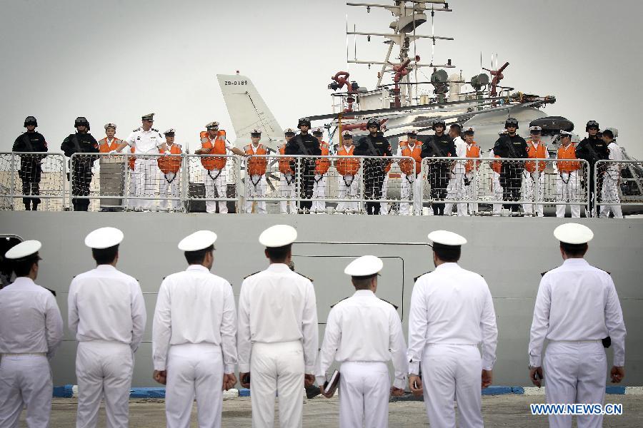 Chinese naval fleet arrives in Iran for visit