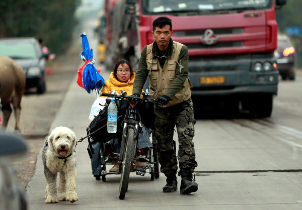 Couple following their hearts in epic journey of love