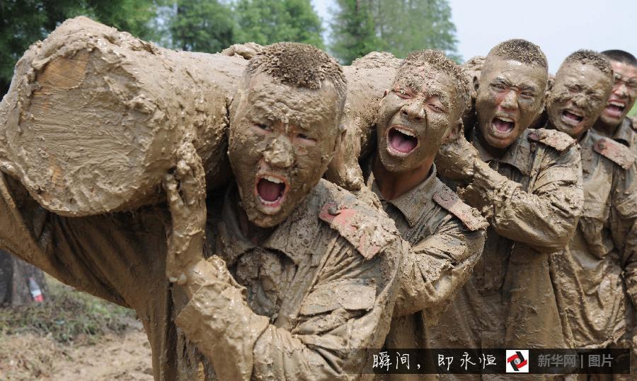 Soldiers undergo training