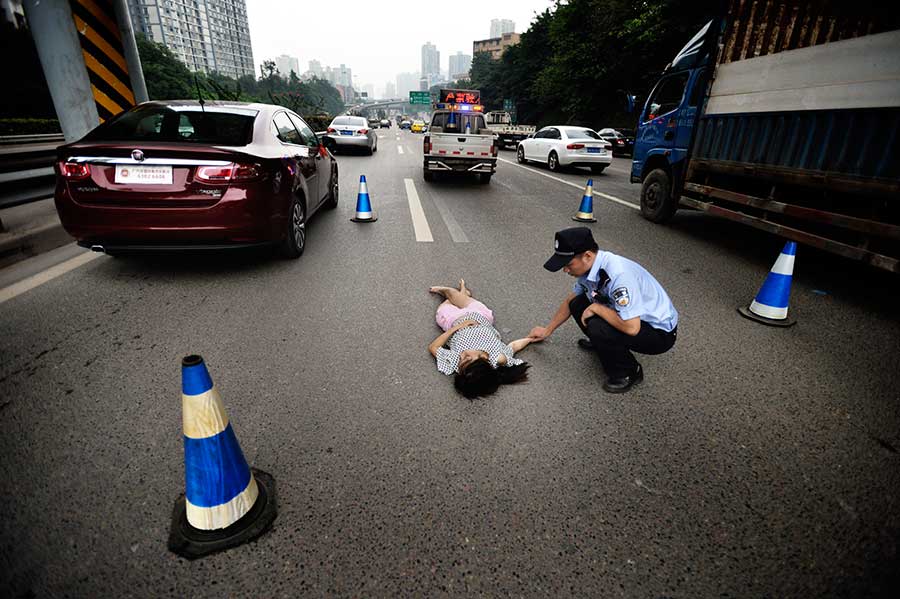 For police officers, duty is all in a day's work