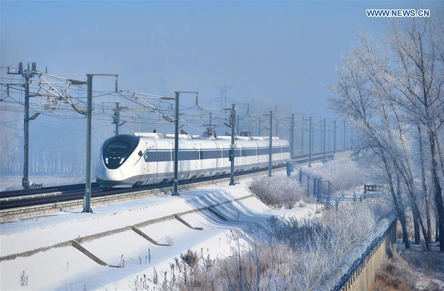 China has world's largest high-speed rail network