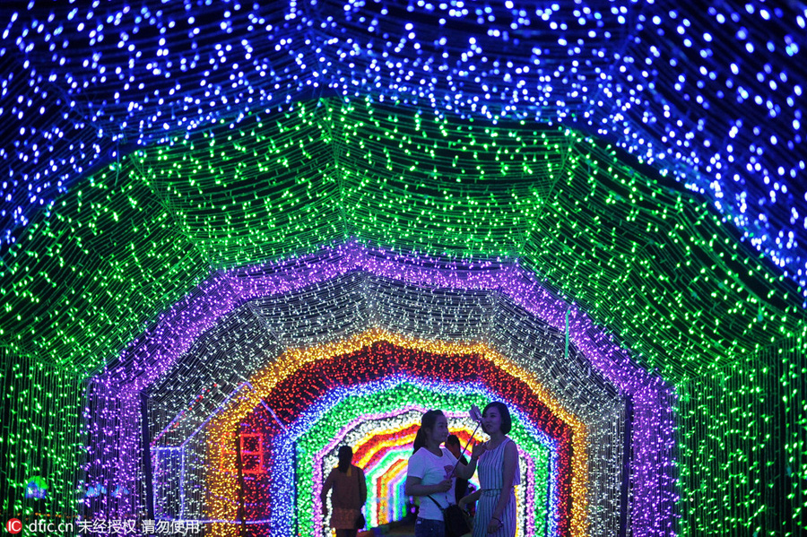 Millions of LED lights to create a dreamy world