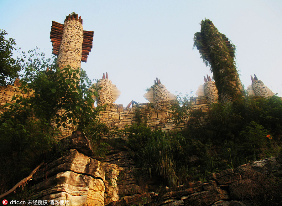 Professor quits job, builds exotic castle