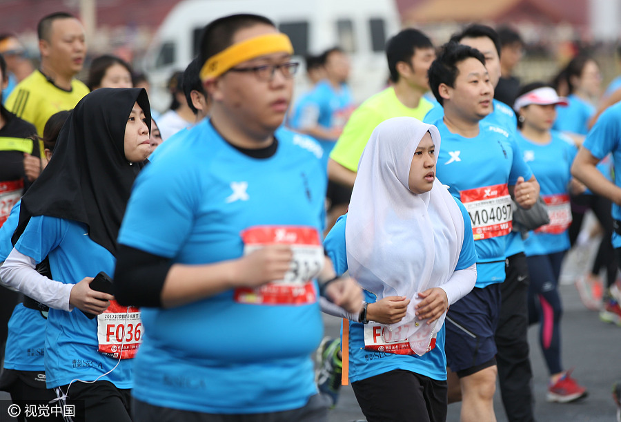 20,000 run half marathon in Beijing