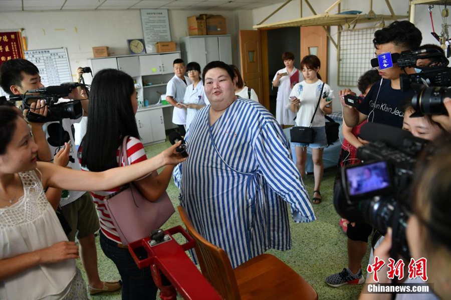 China's heaviest man in hospital weight loss victory