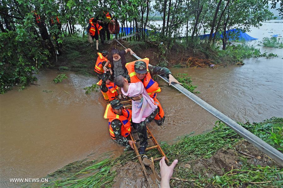 NE China's city initiates Level I emergency response for flood