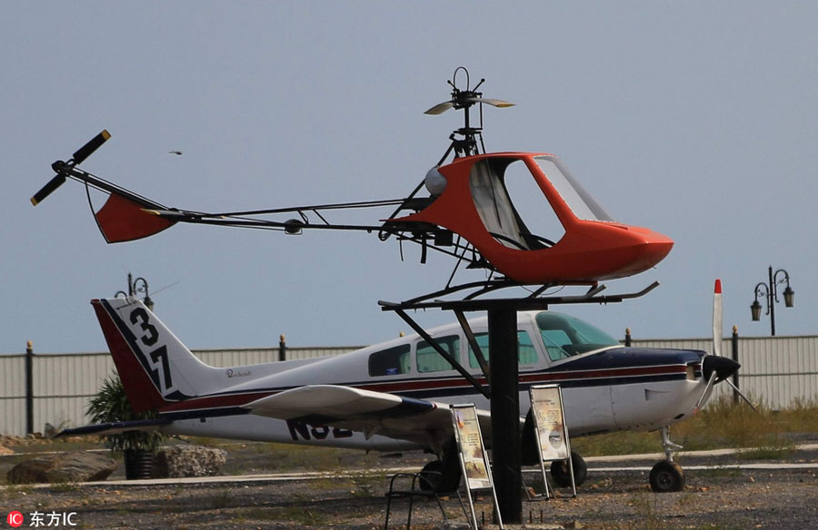 World War II-era aircrafts seen on display in NE China