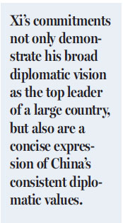 Xi's diplomacy promotes inclusiveness