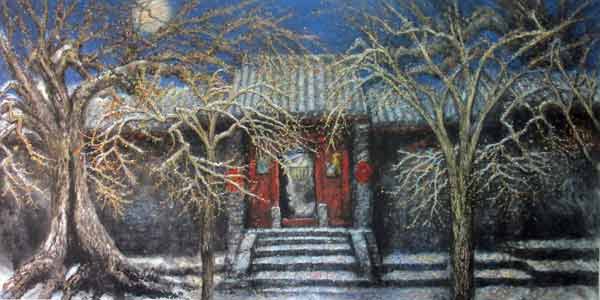 Artist captures Beijing's hutong in ink