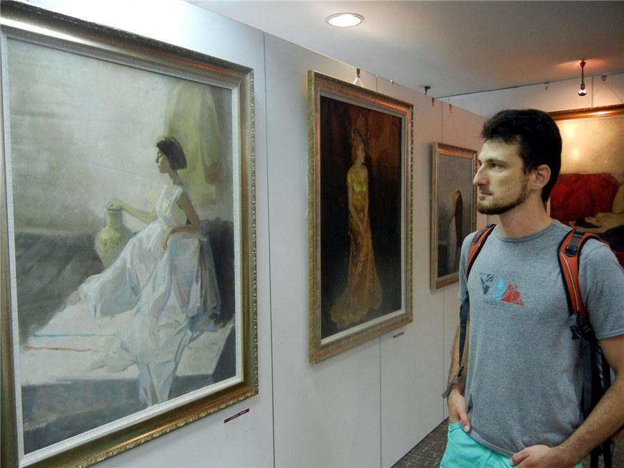 Ukraine contemporary oil paintings visit Suzhou