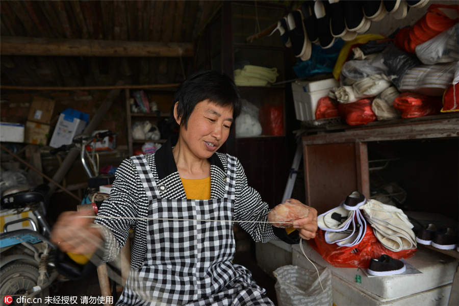 Preserving the ancient craft of cloth shoes