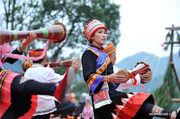 People of Yao ethnic group celebrate Panwang Festival