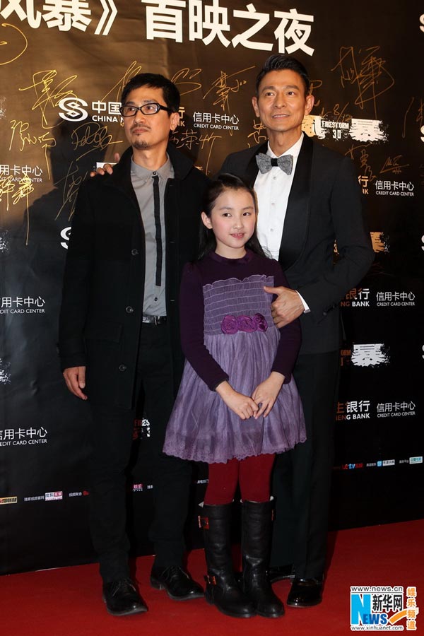 Andy Lau's 'Firestorm' premieres in Beijing