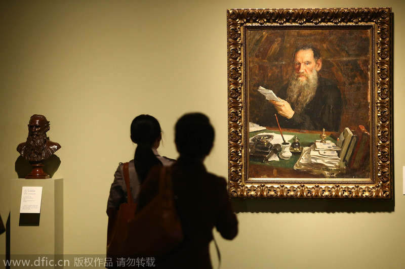 Exhibition on Tolstoy debuts in China museum