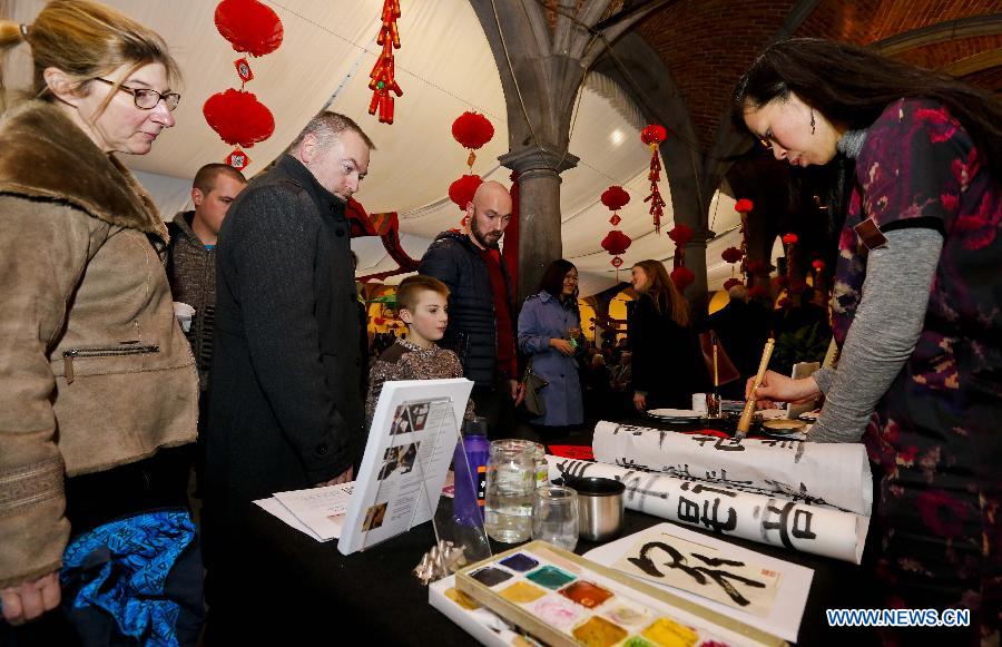 Gala celebrating Chinese New Year held in Belgium