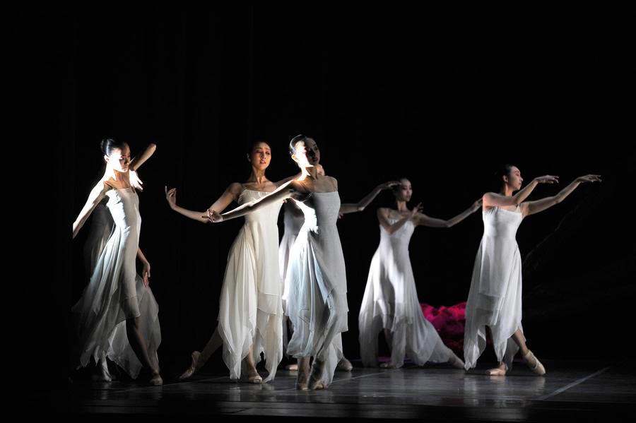 Chinese ballet performers dance at Lincoln Center in NY