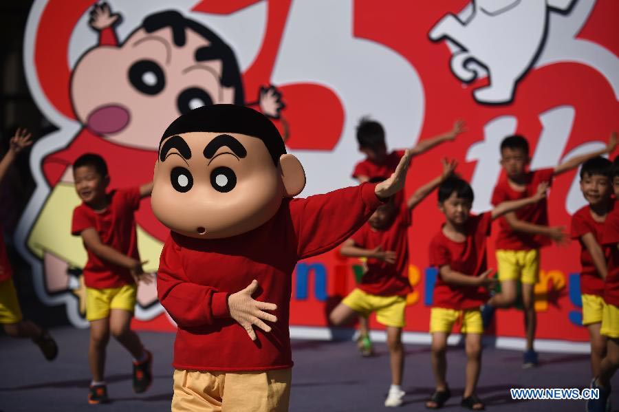 Crayon Shin-chan Cartoon exhibition held in NE China