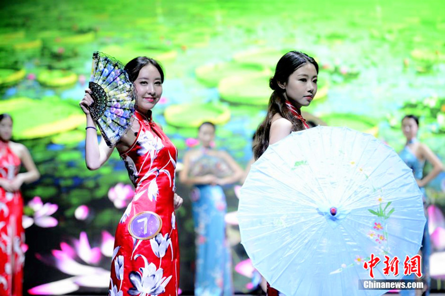 Miss Tourism Cultural World Competition shows beauty of cheongsam