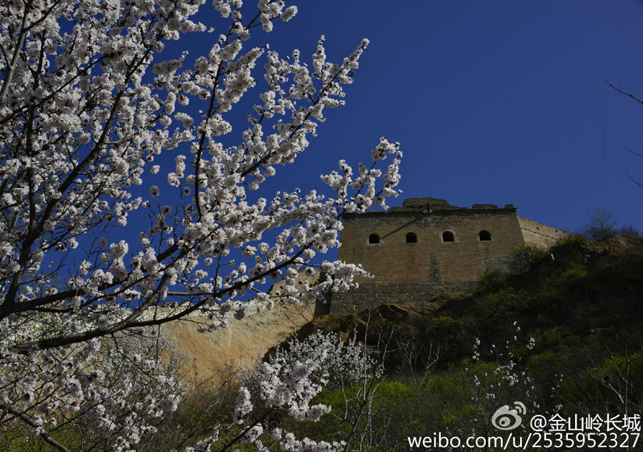 Traditional Chinese wedding at Jinshanling Great Wall