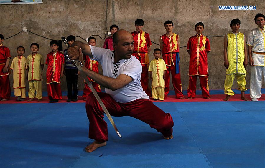 Chinese kung fu club in Afghanistan