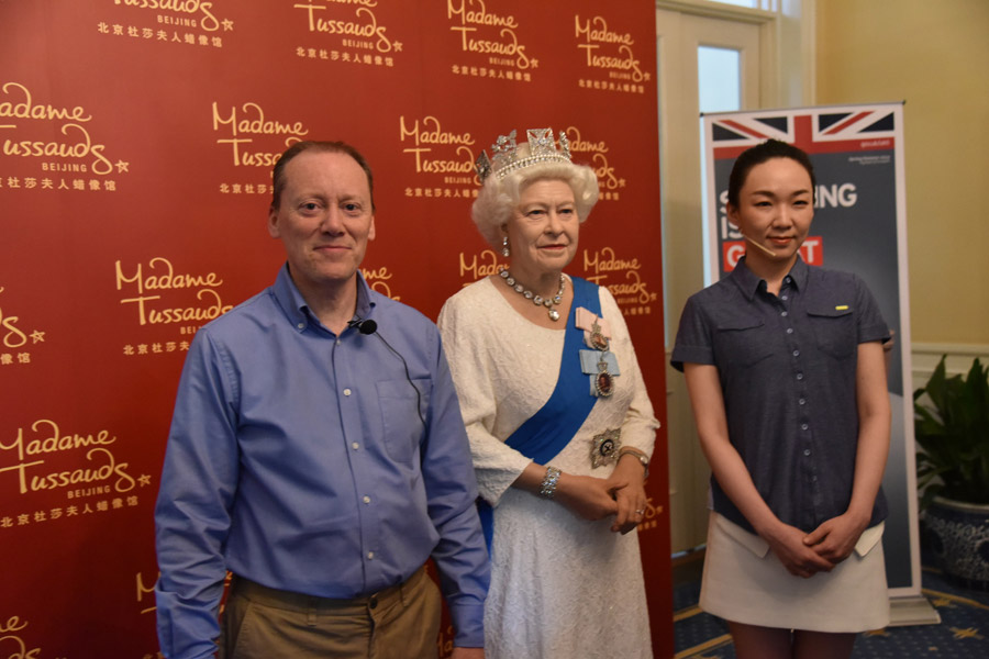 Enjoying a British-style party at its Open Day