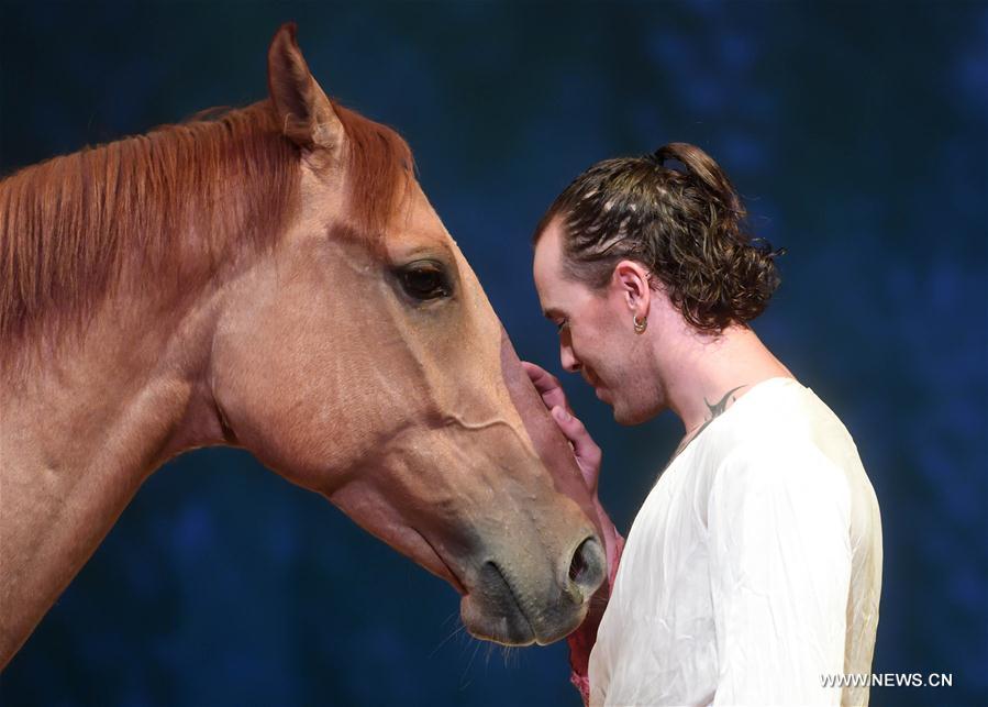 Cavalia show held in Chaoyang Park in Beijing