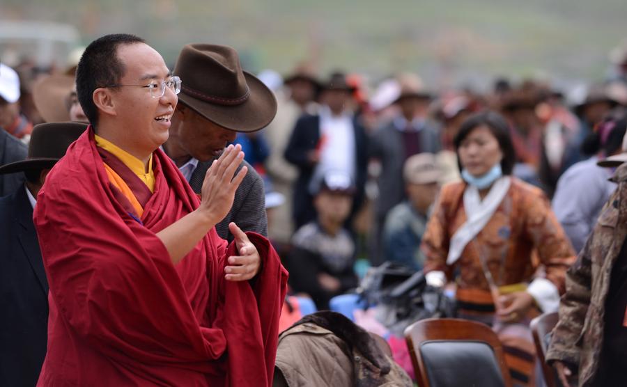 11th Panchen Lama visits Nagqu in China's Tibet