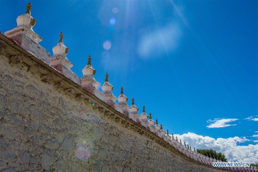 Sanyai Monastery in Zhanang county, Tibet