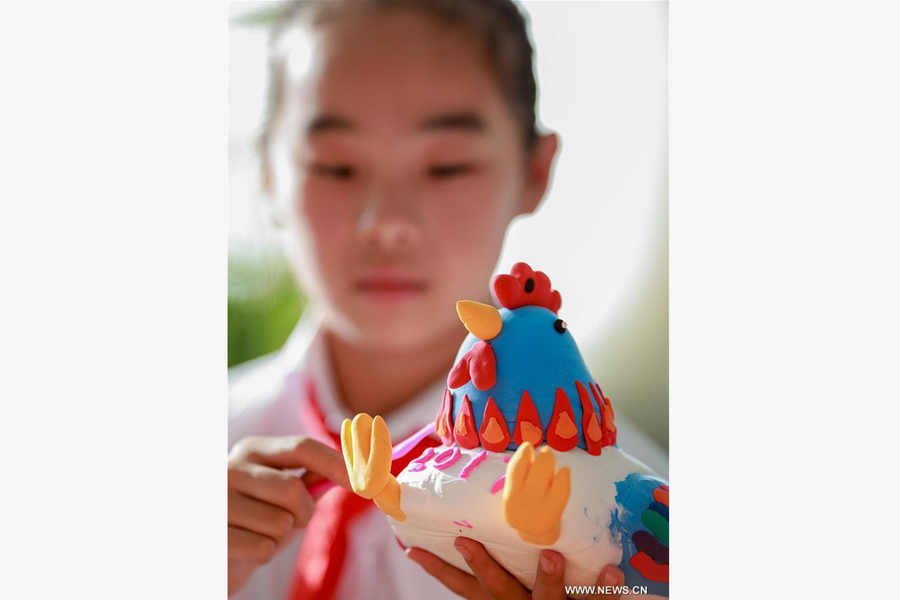 Chinese children celebrate Spring Festival in their own way