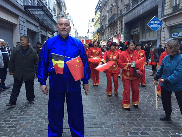 Chinese New Year parade held in Brussels