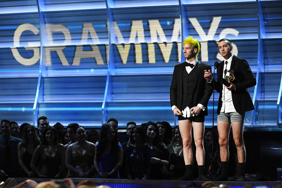 59th Annual Grammy Awards held in Los Angeles