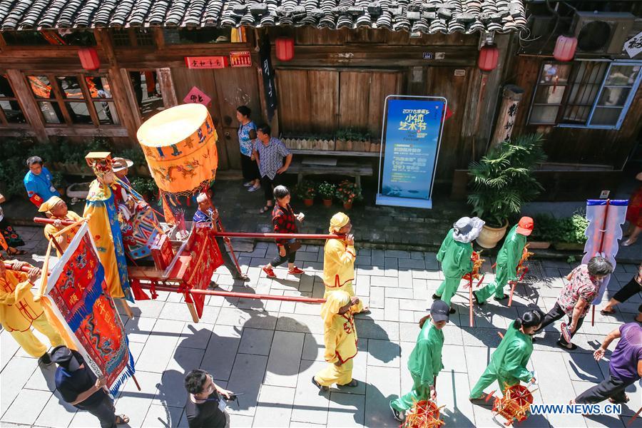 Activities held during art festival in Lishui