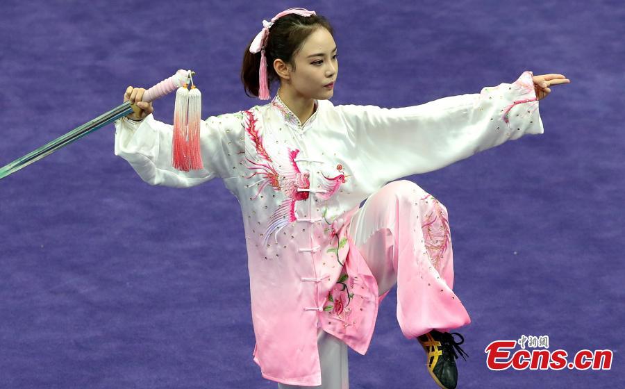 Tai chi sword contest at national games