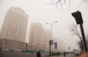 霧霾持續 津城大部分地區重度污染(圖)