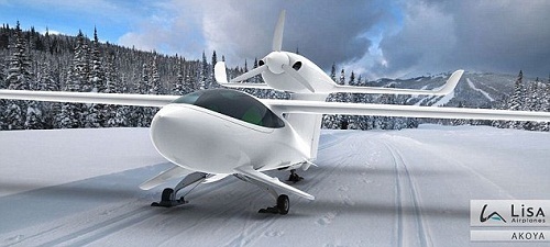 法國航空公司推出三棲飛機 能滑水雪可折疊