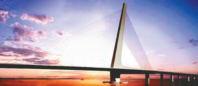 Cross-sea bridge work moves ahead