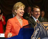 Late-arriving candidate got push from Clintons