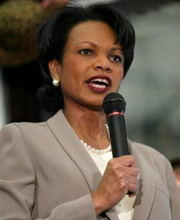 Rice takes over as top U.S. diplomat 