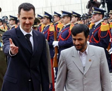 Iranian president cements Syrian alliance