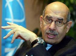 El Baradei rejects criticism of UN Iran inspections