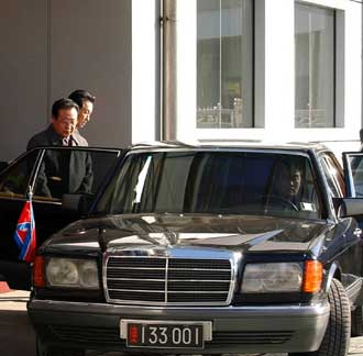 DPRK delegates arrives